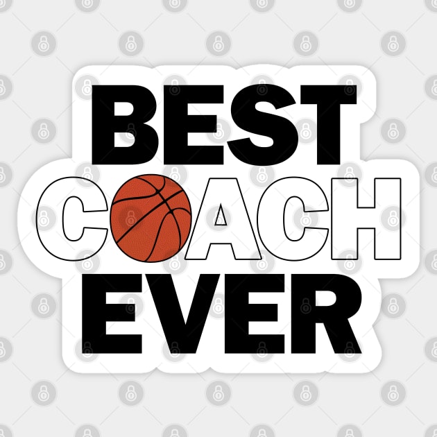 Basketball BEST COACH EVER Sticker by Sports Stars ⭐⭐⭐⭐⭐
